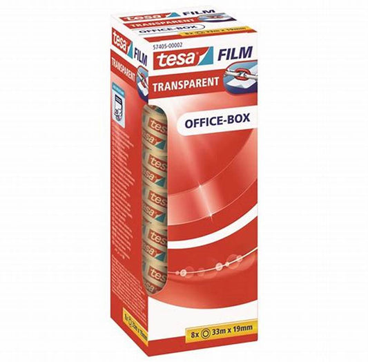 tesa Film PAPER, transparent, 19 mm x 33 m