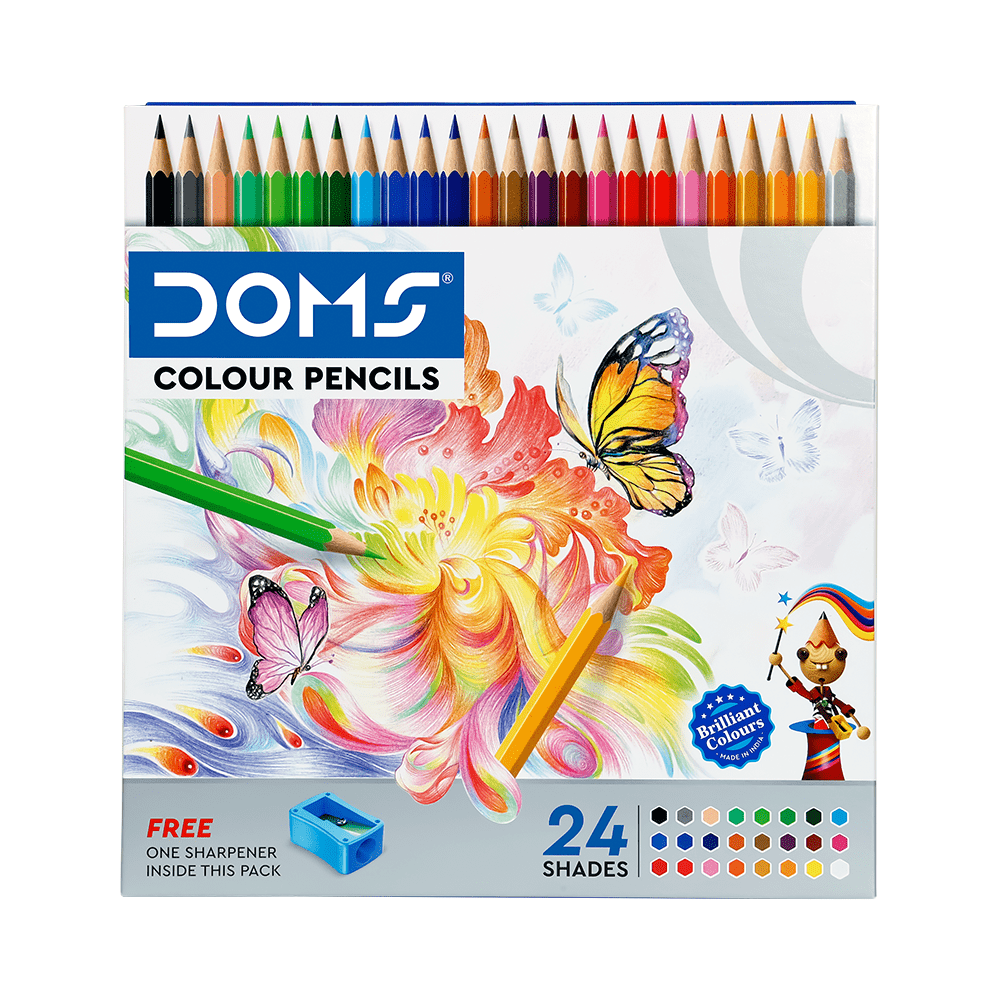 Doms Colour pencils 24 shades