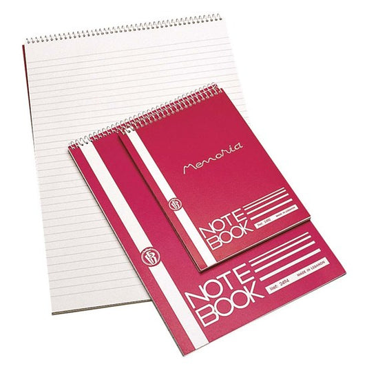 MEMORIA Notebook spiral 60g- Lines-60sh