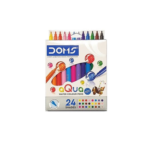 Doms aqua water colours pens 24 shades