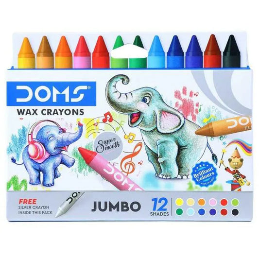 DOMS jumbo wax crayons